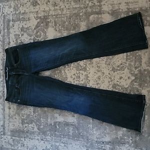 Boot cut dark jean